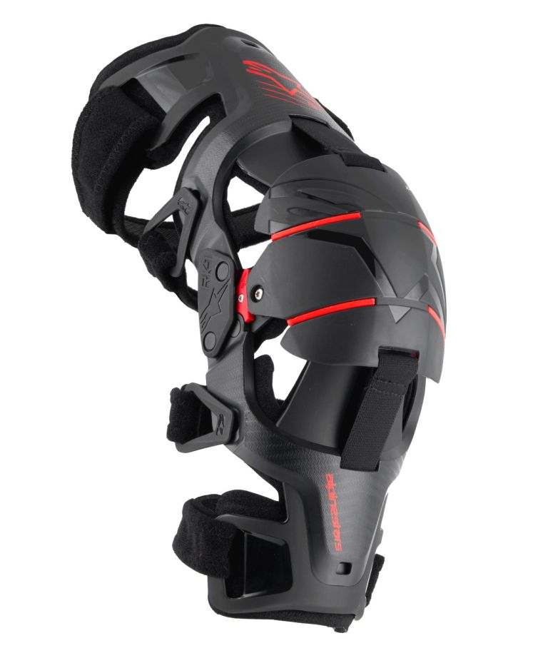 Kolenní ortézy RK-1 PLASMA, ALPINESTARS (černá/červená, 1 pár) 2026