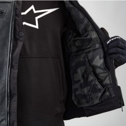Airbagová vesta TECH-AIR®3 V2 LEATHER system, ALPINESTARS (čierna) 2026