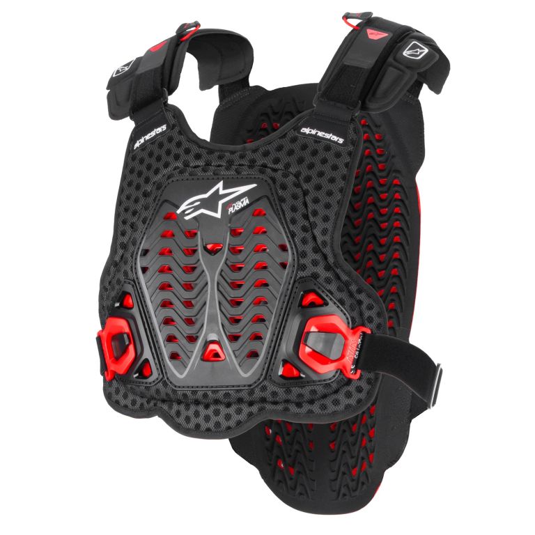 Chránič hrudi A-5 PLASMA, ALPINESTARS (černá/červená/bílá) 2026