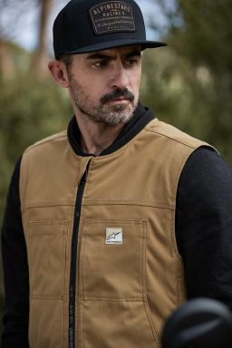 Airbagová vesta TECH-AIR®3 V2 CANVAS system, ALPINESTARS (čierna) 2026
