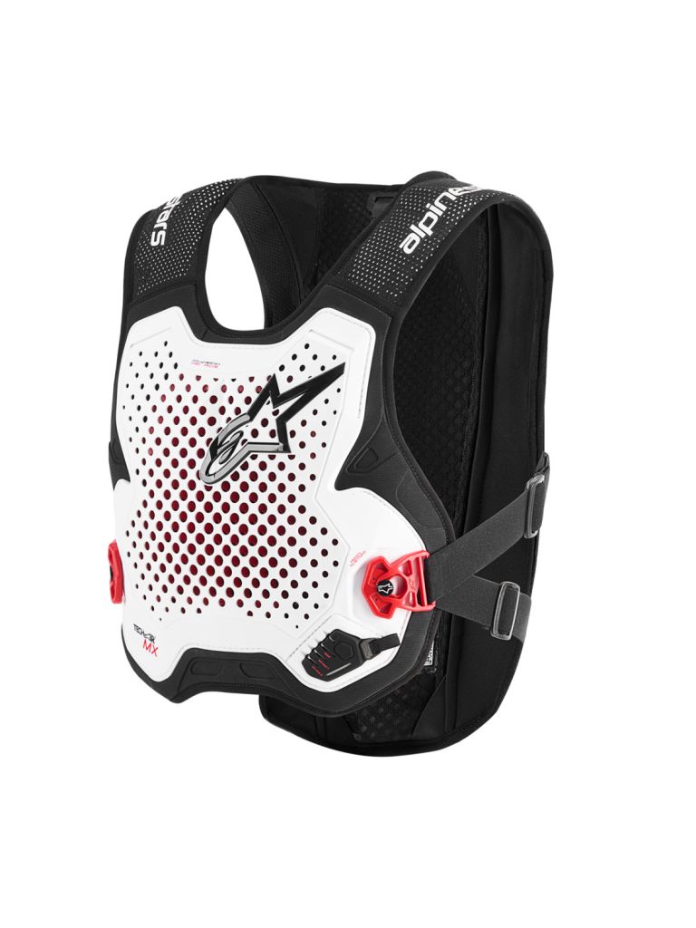 Airbagová vesta TECH-AIR®MX PLASMA system, ALPINESTARS (bílá/černá/červená) 2026