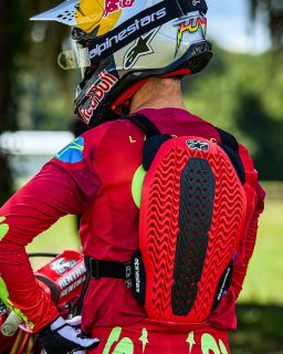 Chránič hrudi A-5 PLASMA, ALPINESTARS (černá/červená/bílá) 2026