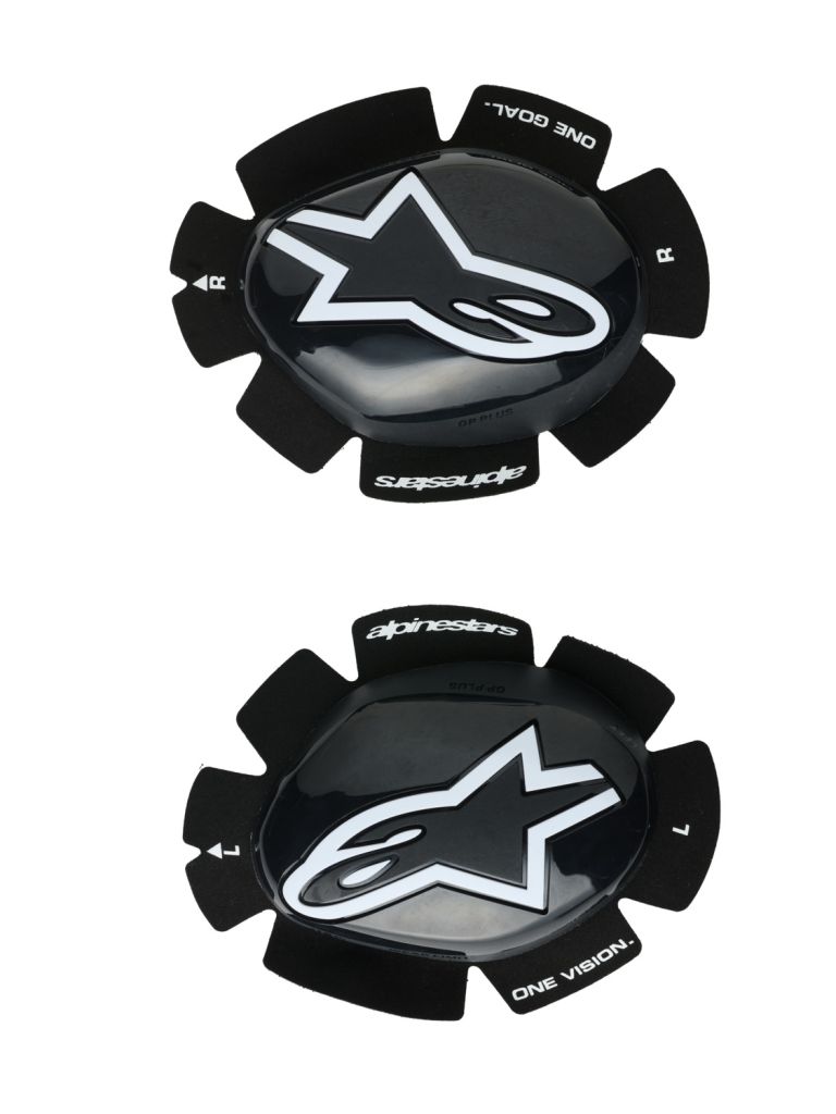 Slidery GP PLUS, ALPINESTARS (černé/bílé) 2026