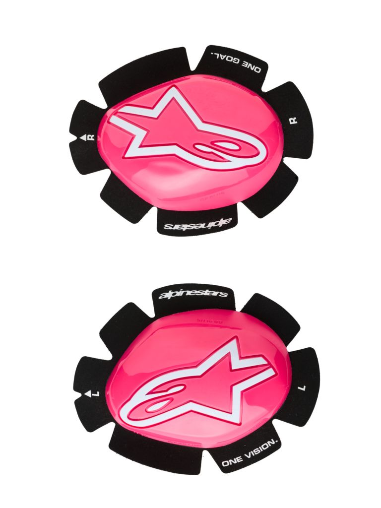 Slidery GP PLUS, ALPINESTARS (ružové fluo/bílé) 2026