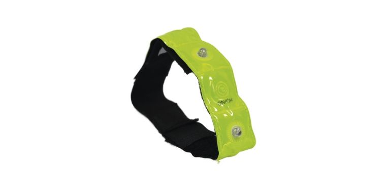 Reflexné pásik sa 4-mi LED diódami Bright Band Plus, OXFORD (žltá fluo)