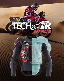 Airbagová vesta TECH-AIR®OFF-ROAD system, ALPINESTARS (černá/červená) 2026