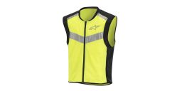 Reflexné vesta FLARE NEON, ALPINESTARS (černá/žlutá fluo) 2026