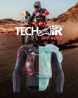 Airbagová vesta TECH-AIR®OFF-ROAD system, ALPINESTARS (černá/červená) 2026