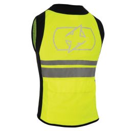 Reflexné vesta UTILITY BRIGHT TOP, OXFORD (žltá fluo/šedá reflexní/černá)