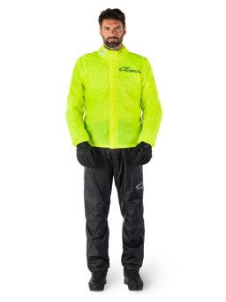 Bunda HURRICANE RAIN 2, ALPINESTARS (žltá fluo) 2026