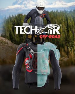 Airbagová vesta TECH-AIR®OFF-ROAD system, ALPINESTARS (černá/červená) 2026