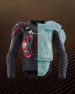 Airbagová vesta TECH-AIR®OFF-ROAD system, ALPINESTARS (černá/červená) 2026