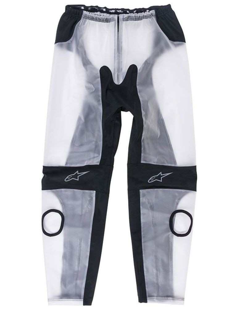 Nohavice RACING RAIN, ALPINESTARS (čiré/černé) 2026