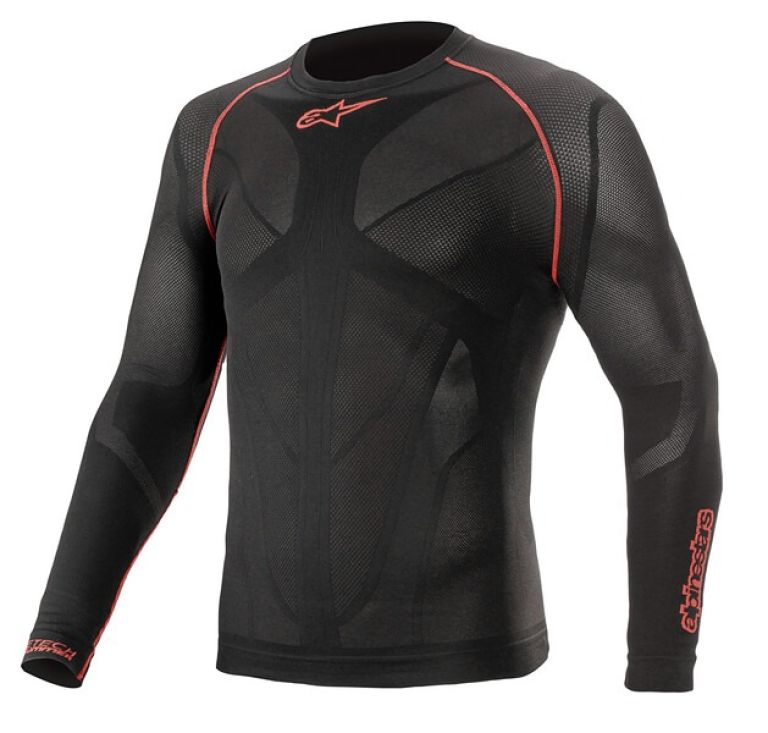 Termotriko s dlhým rukávom RIDE TECH SUMMER, ALPINESTARS (černá/červená) 2026