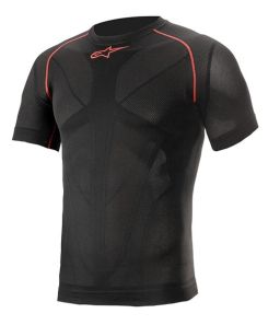 Termotriko s krátkym rukávom RIDE TECH SUMMER, ALPINESTARS (černá/červená) 2026