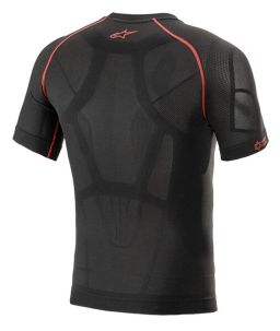 Termotriko s krátkym rukávom RIDE TECH SUMMER, ALPINESTARS (černá/červená) 2026