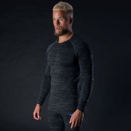 Termotriko s dlhým rukávom ADVANCED BASE LAYER, OXFORD ADVANCED (šedé/černé)