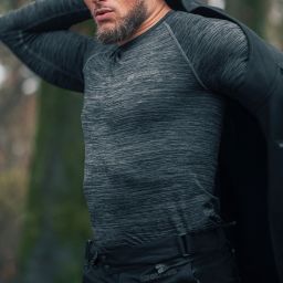 Termotriko s dlhým rukávom ADVANCED BASE LAYER, OXFORD ADVANCED (šedé/černé)