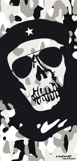 Nákrčník viacúčelový Revolte, ROLEFF (černý/šedý)