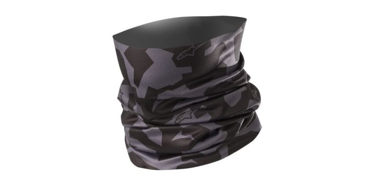 Nákrčník CAMO NECK TUBE, ALPINESTARS (černá/šedá)