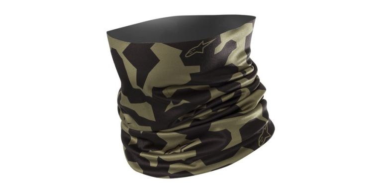 Nákrčník CAMO NECK TUBE, ALPINESTARS (vojenská zelená/černá)