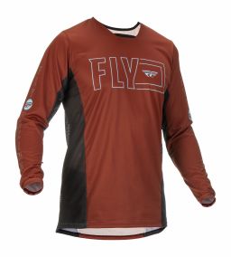 Dres KINETIC FUEL , FLY RACING - USA 2022 (rezavá/černá)