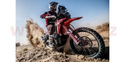 Dres VENTURE R, ALPINESTARS (šedá camo/červená fluo/černá)