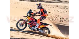 Dres VENTURE R, ALPINESTARS (šedá camo/červená fluo/černá)