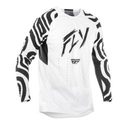 Dres EVOLUTION, FLY RACING - USA 2025 (bílá/černá)