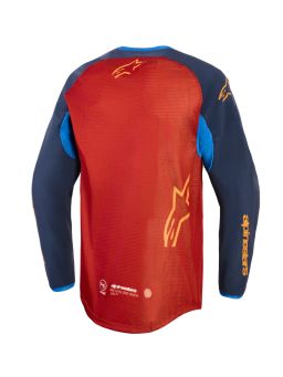 Dres MAXDURA DUAL, ALPINESTARS (oranžová/tmavě modrá) 2026