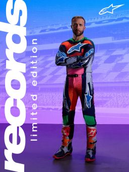 Dres SUPERTECH limitovaná edícia RECORDS, ALPINESTARS (šedá/multicolor) 2026