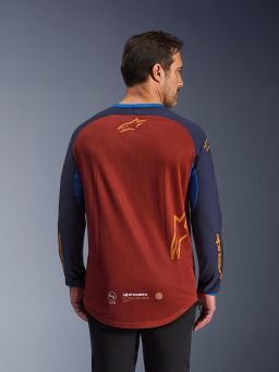 Dres MAXDURA DUAL, ALPINESTARS (oranžová/tmavě modrá) 2026