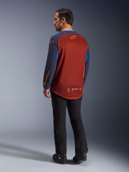 Dres MAXDURA DUAL, ALPINESTARS (oranžová/tmavě modrá) 2026