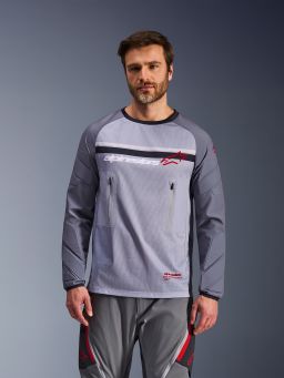 Dres MAXDURA DUAL, ALPINESTARS (svetle šedá/tmavě šedá/oranžová) 2026