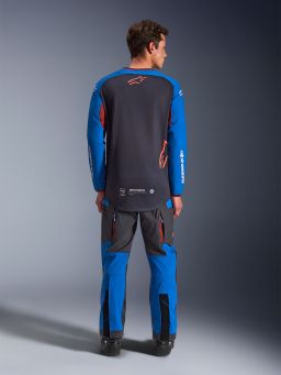 Dres MAXDURA DUAL, ALPINESTARS (tmavo šedá/modrá/oranžová) 2026