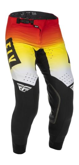 Nohavice EVOLUTION DST, FLY RACING - USA 2022 (červená/žlutá/černá)
