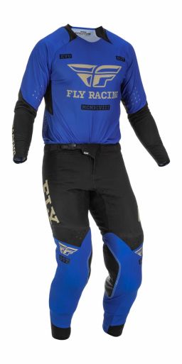 Nohavice EVOLUTION DST, FLY RACING - USA 2022 (modrá/černá)
