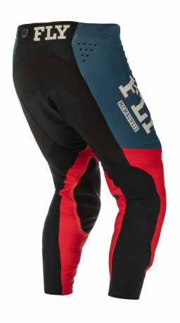 Nohavice EVOLUTION DST, FLY RACING - USA 2022 (červená/šedá)