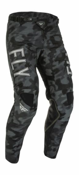 Nohavice KINETIC S.E., FLY RACING - USA 2022 (černá/šedá/camo)