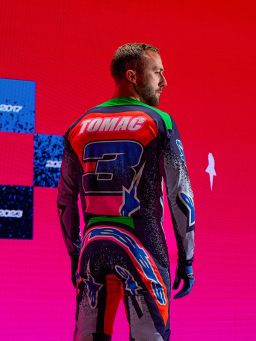 Nohavice SUPERTECH limitovaná edícia RECORDS, ALPINESTARS (šedá/multicolor) 2026
