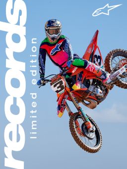 Nohavice SUPERTECH limitovaná edícia RECORDS, ALPINESTARS (šedá/multicolor) 2026