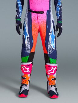 Nohavice SUPERTECH limitovaná edícia RECORDS, ALPINESTARS (šedá/multicolor) 2026