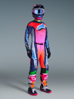 Nohavice SUPERTECH limitovaná edícia RECORDS, ALPINESTARS (šedá/multicolor) 2026