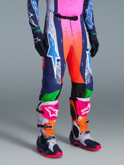Nohavice SUPERTECH limitovaná edícia RECORDS, ALPINESTARS (šedá/multicolor) 2026