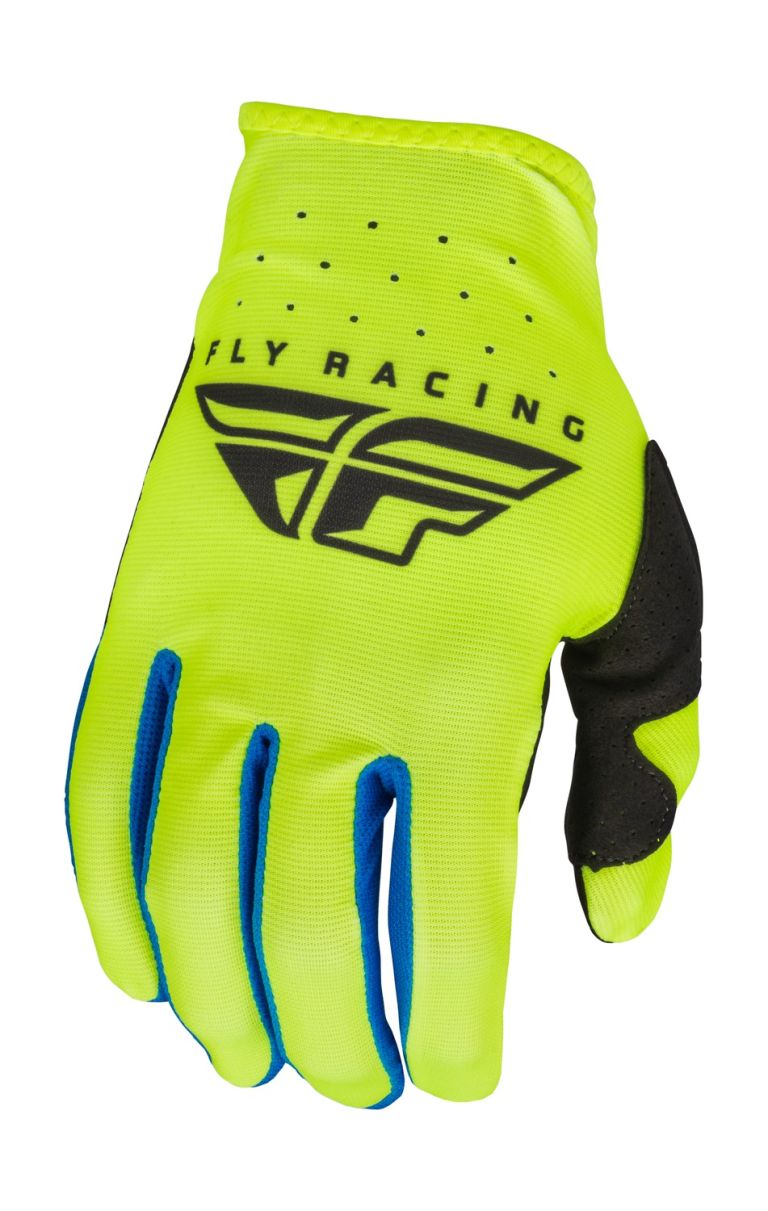 Rukavice LITE, FLY RACING - USA 2023 (hi-vis/černá)