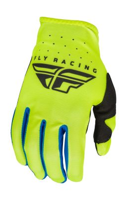 Rukavice LITE, FLY RACING - USA 2023 (hi-vis/černá)