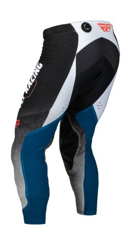 Nohavice EVOLUTION DST. FLY RACING - USA 2023 (černá/šedá/modrá)