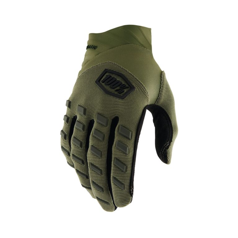 Rukavice AIRMATIC, 100% - USA (army zelená)