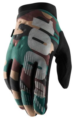 Rukavice BRISKER, 100% (camo/černá)