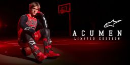 Dres RACER limitovaná edícia ACUMEN, ALPINESTARS, detský (červená/černá/bílá)